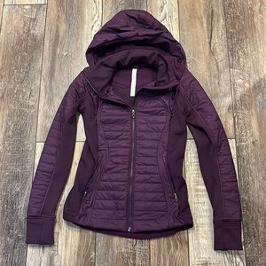 NWOT Lululemon Jacket; Size: 4; Color: Maroon